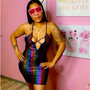 Multi color Dress good fit